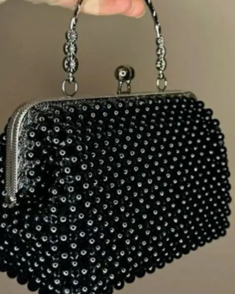 Bolso tejido por Andrea