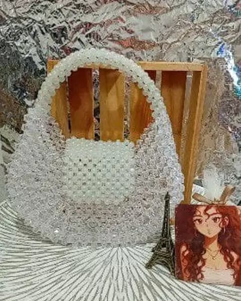 Bolso tejido por Alumna de la comunidad
